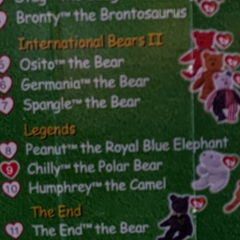 Legends Tiny Beanie Baby: Chilly, the polar bear - Picture 5 of 11